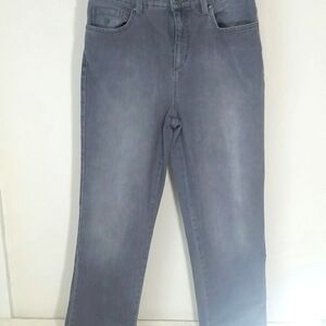 Gloria Vanderbilt jeans gray Amanda straight leg classic fit